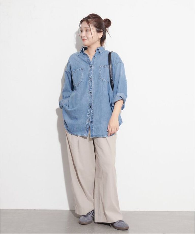 JOURNAL STANDARD「《追加》ウォッシャブルコットンリネンVISワイドパンツ」|その他|