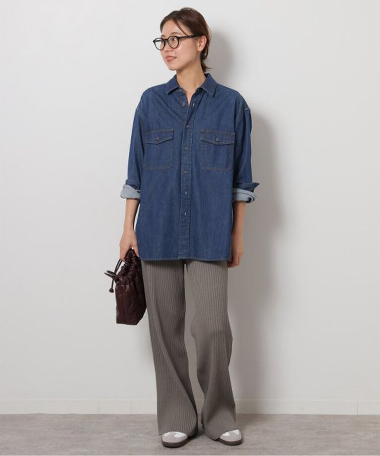 JOURNAL STANDARD relume「《追加3》9oz C/Rデニムワークシャツ」|シャツ・ブラウス|