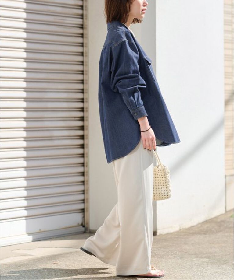 JOURNAL STANDARD relume「《追加3》9oz C/Rデニムワークシャツ」|シャツ・ブラウス|