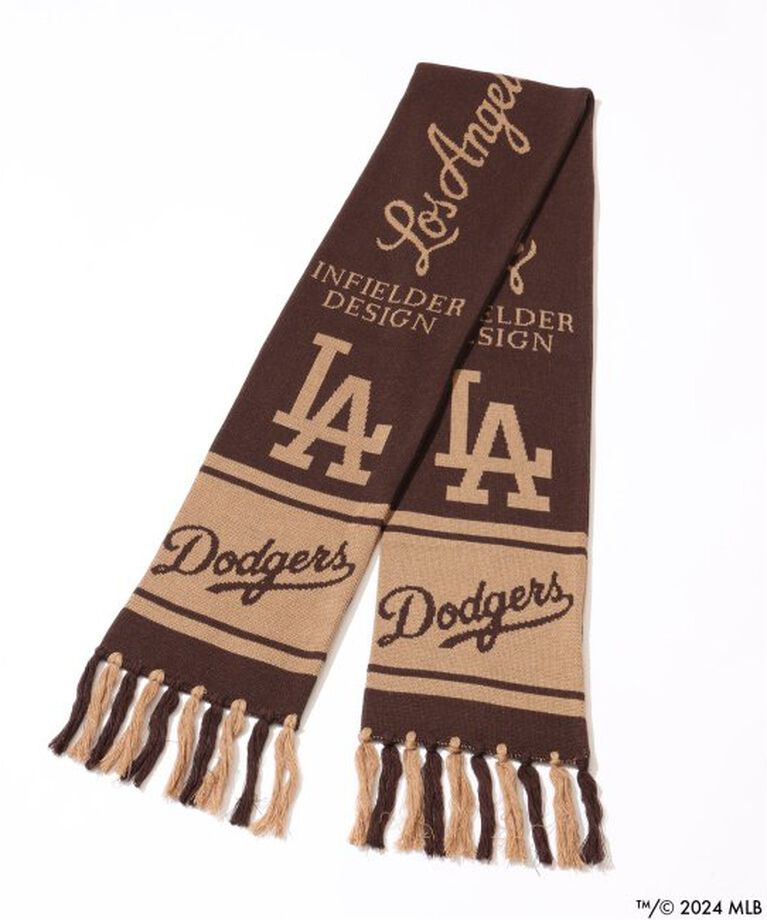 JOURNAL STANDARD「INFIELDER DESIGN / インフィールダーデザイン MLB Team Scarf」|マフラー|ブラウン A