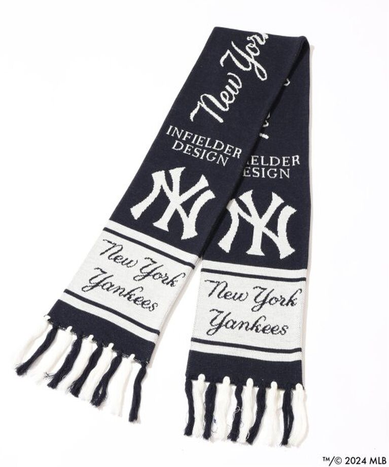 JOURNAL STANDARD「INFIELDER DESIGN / インフィールダーデザイン MLB Team Scarf」|マフラー|ネイビー
