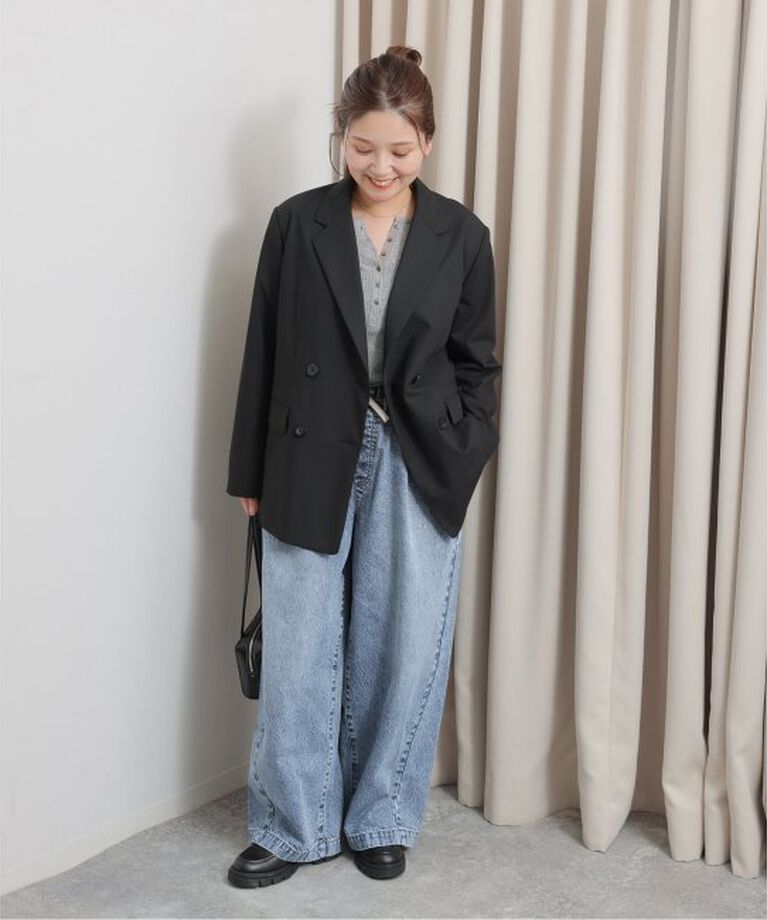 JOURNAL STANDARD「《追加3》イージーデニムワイドパンツ」|デニム|