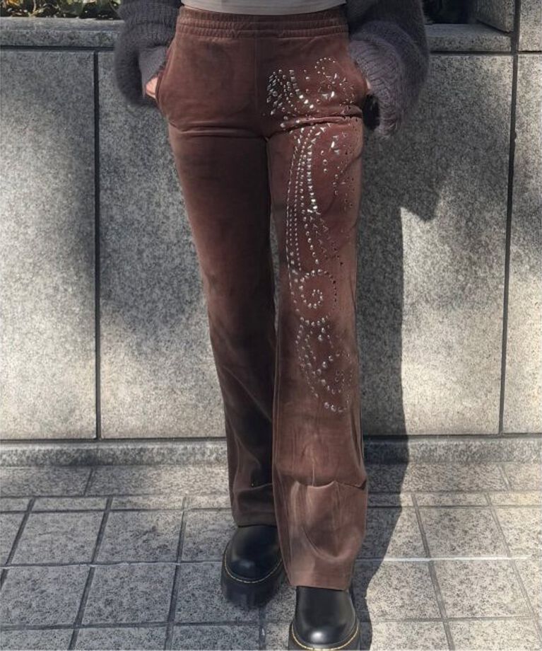 Oriens JOURNAL STANDARD「【Praying/プレイング】 Velvet Flared Pants PRAY240 08- BROWN」|その他|ブラウン
