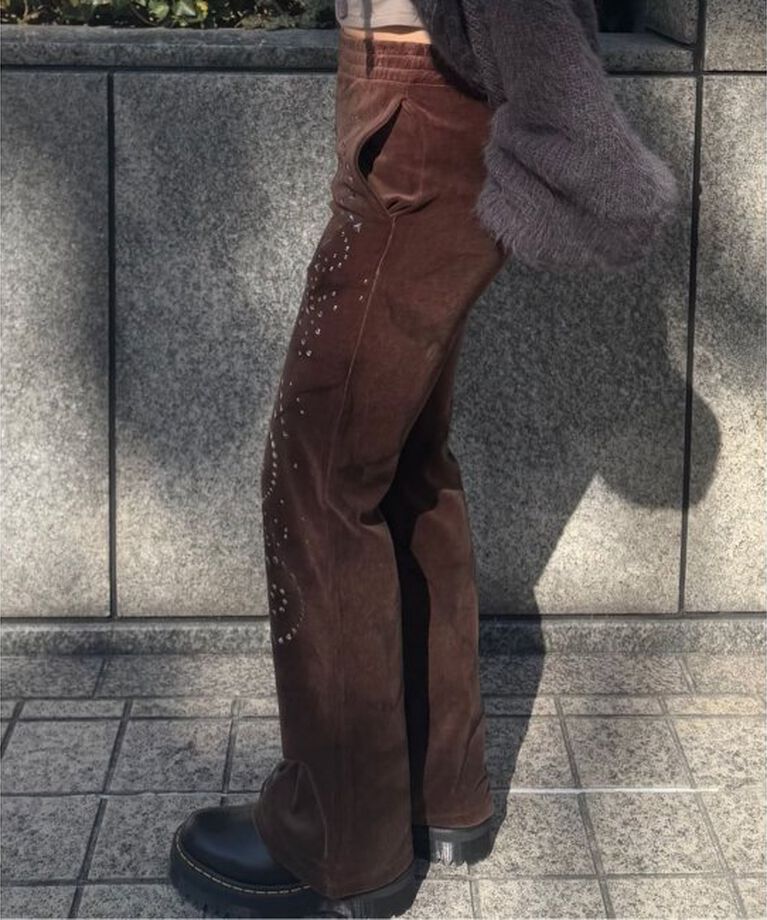 Oriens JOURNAL STANDARD「【Praying/プレイング】 Velvet Flared Pants PRAY240 08- BROWN」|その他|