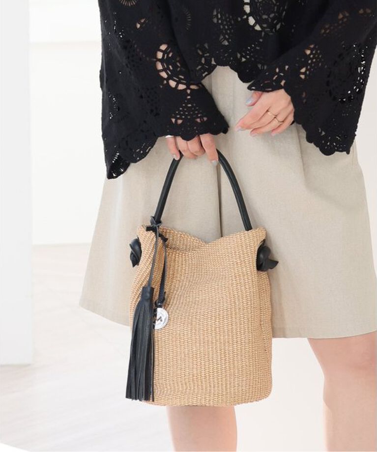 JOURNAL STANDARD relume「【MARCO MASI/マルコマージ】 タッセルツキ TOTE」|トートバッグ|ベージュ
