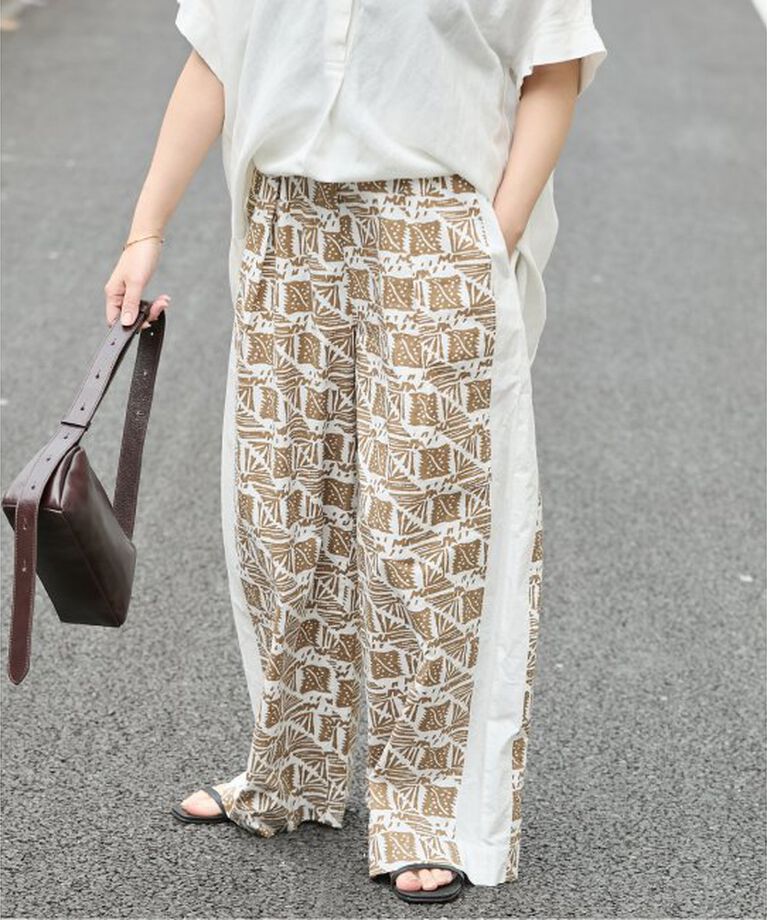 JOURNAL STANDARD「別注【SARA MALLIKA/サラマリカ】COTTON POPLIN PRINT PANTS」|その他|