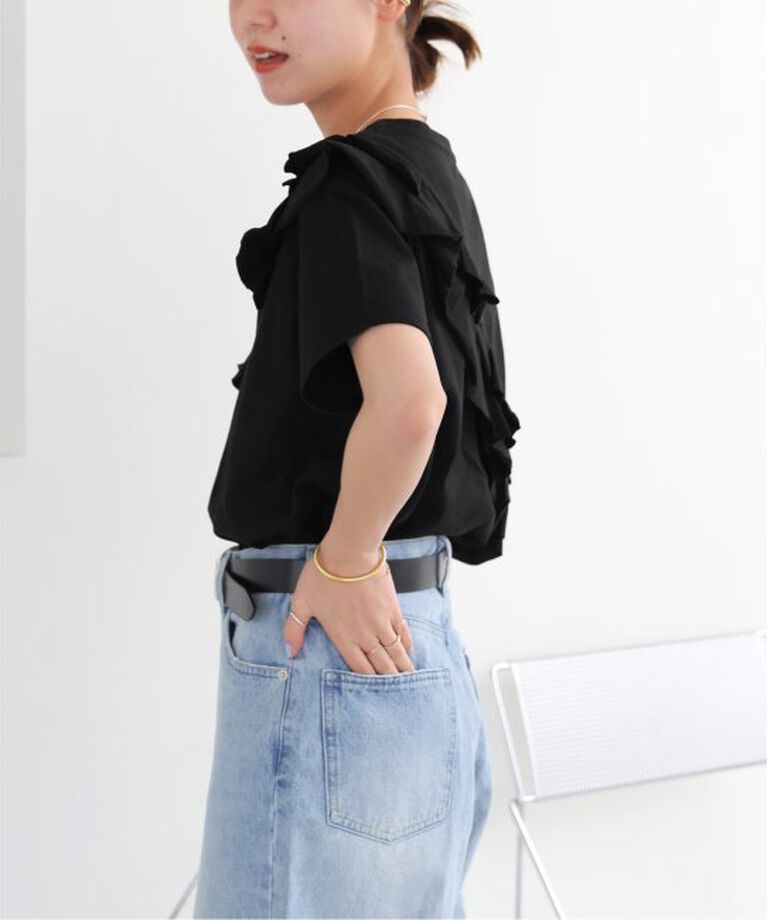 JOURNAL STANDARD relume「《追加》アシンメトリーフリルTEE」|Tシャツ・カットソー|