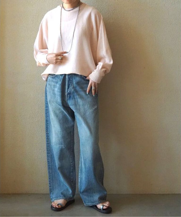 journal standard luxe「13OZ クラッシュダメージデニム」|デニム|