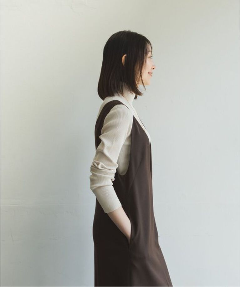 NOBLE「ストレートVネックワンピース」|ワンピース|