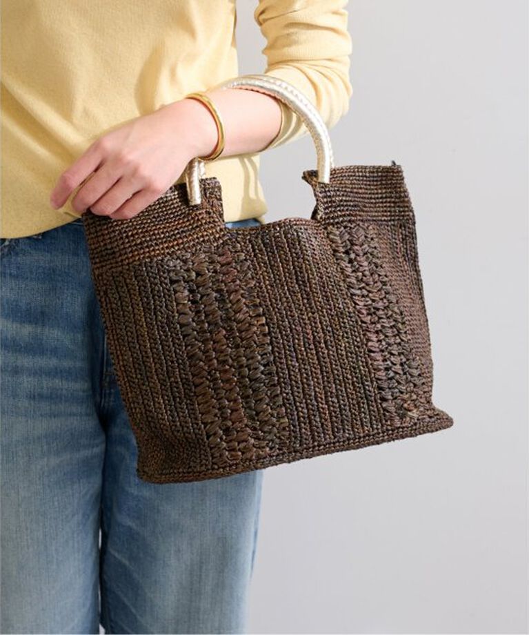 FRAMeWORK「a point 別注SHOULDERSTRAP TAMPICOUNIPM」|かごバッグ|ブラウン