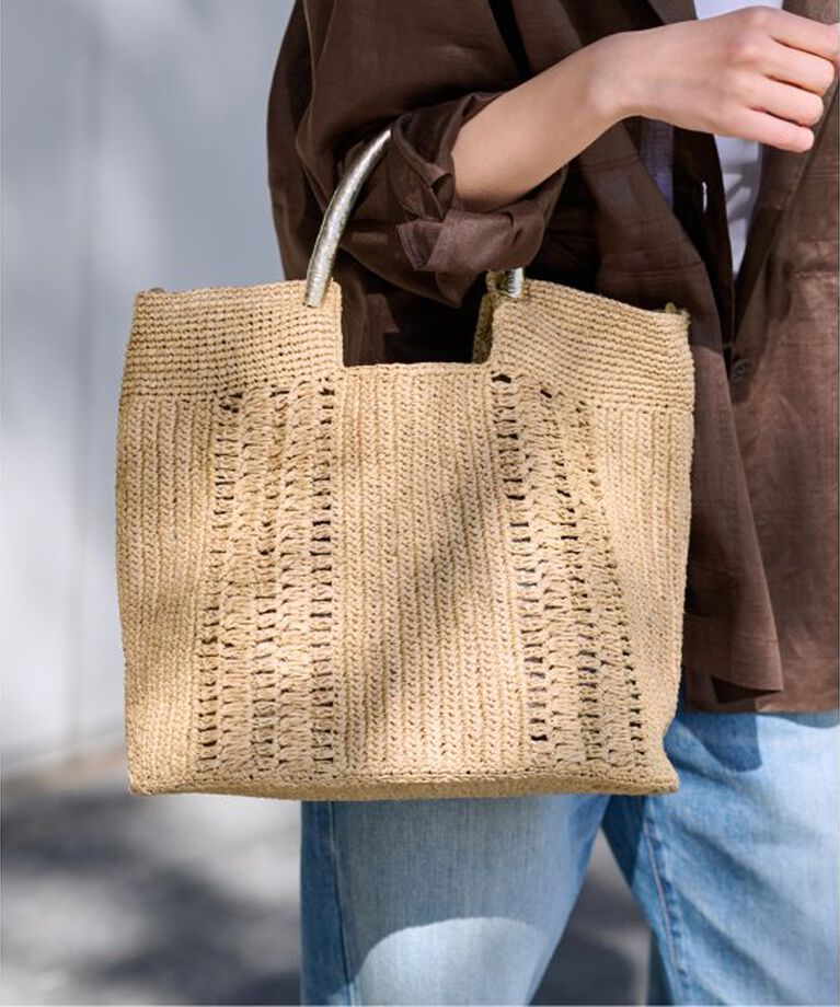 FRAMeWORK「a point 別注SHOULDERSTRAP TAMPICOUNIPM」|かごバッグ|