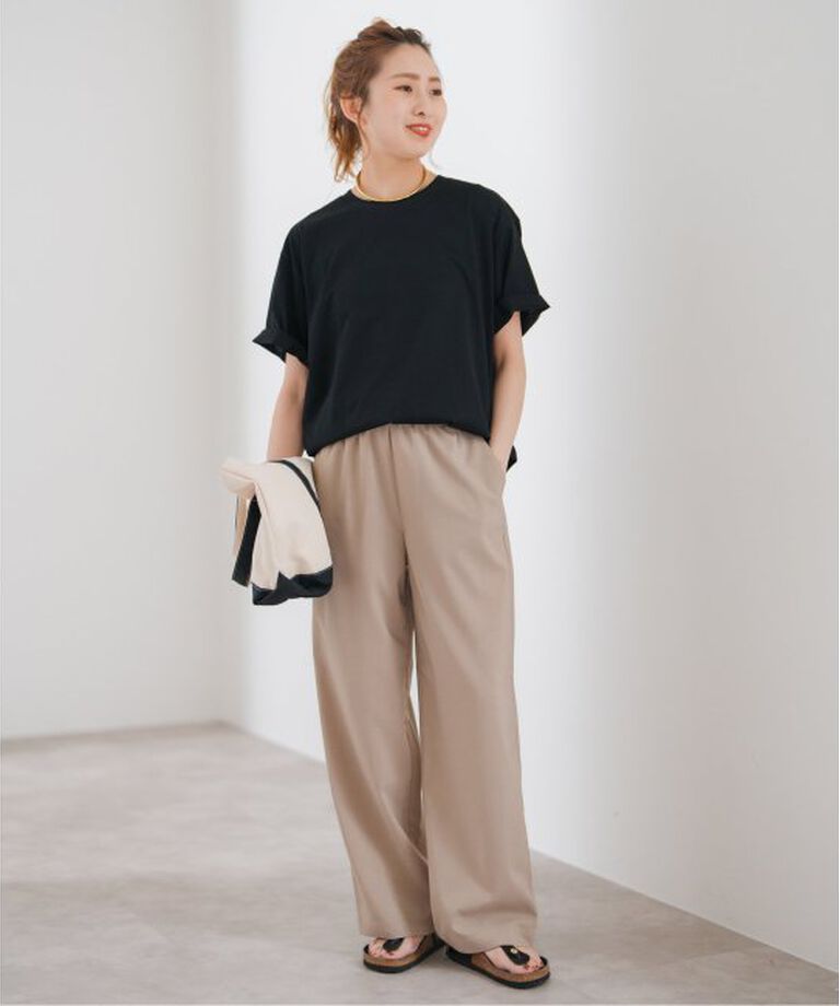 Spick and Span「ファインコットンルーズTシャツ」|Tシャツ・カットソー|