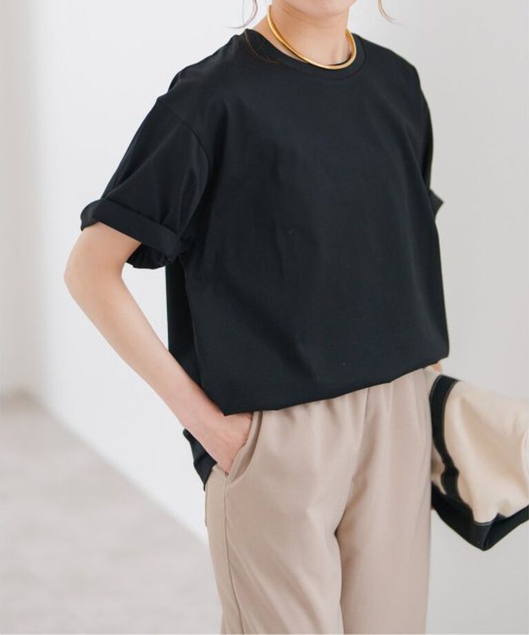 Spick and Span「ファインコットンルーズTシャツ」|Tシャツ・カットソー|