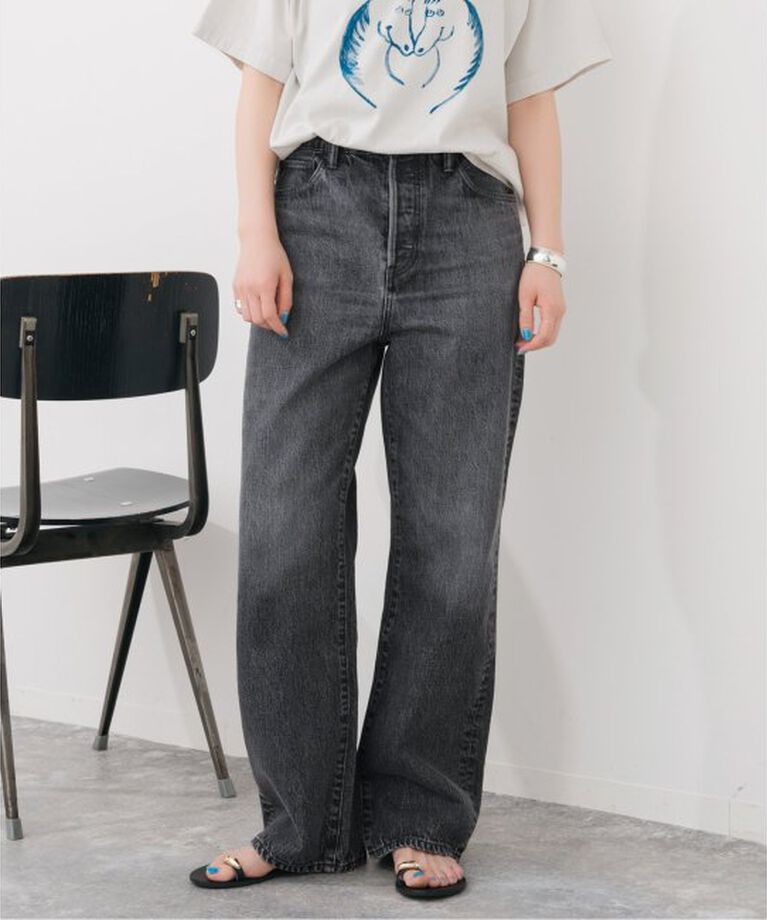 Spick and Span「AUTHEN / オーセン HAYES BOOTSCUT」|デニム|ブラック A