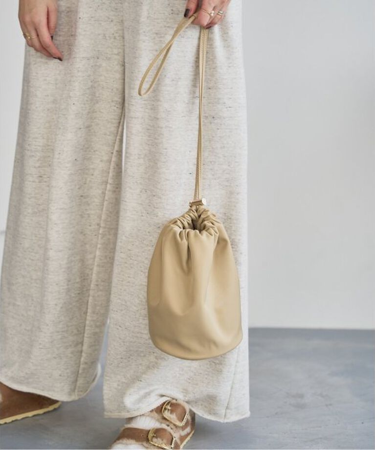  「LE TALON NYLON PURSEバッグ」|ショルダー・メッセンジャー|ベージュ