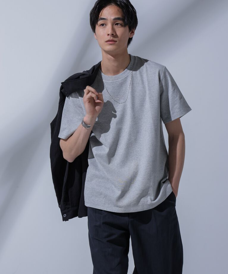 nano･universe「<追加生産>Anti Soaked(R) 汗染み防止 クルーネックTシャツ」|Tシャツ・カットソー|