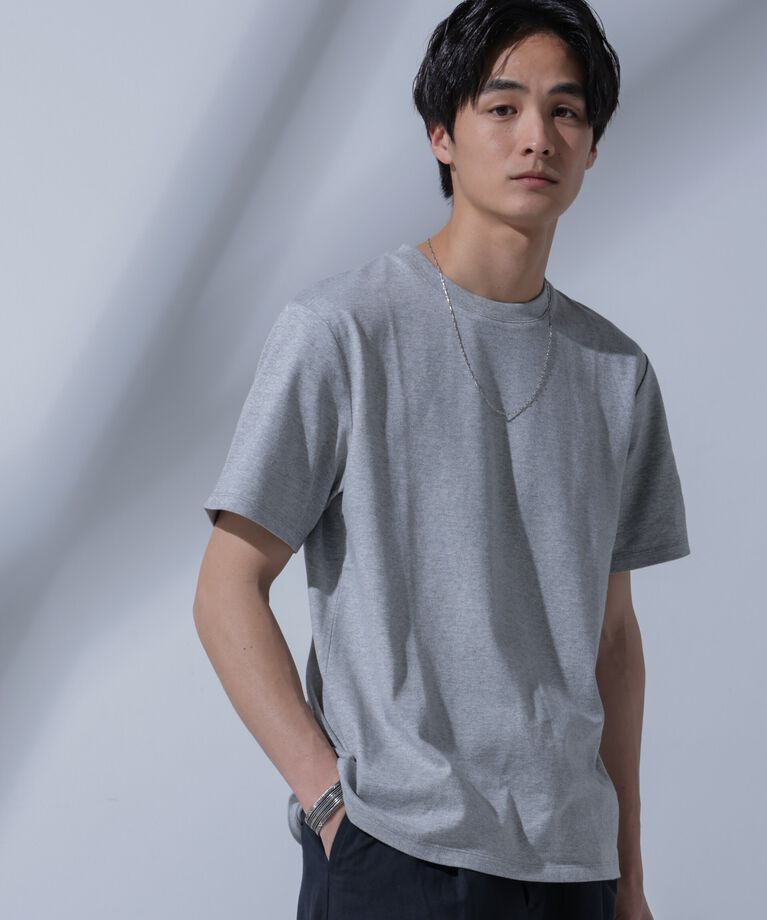 nano･universe「<追加生産>Anti Soaked(R) 汗染み防止 クルーネックTシャツ」|Tシャツ・カットソー|