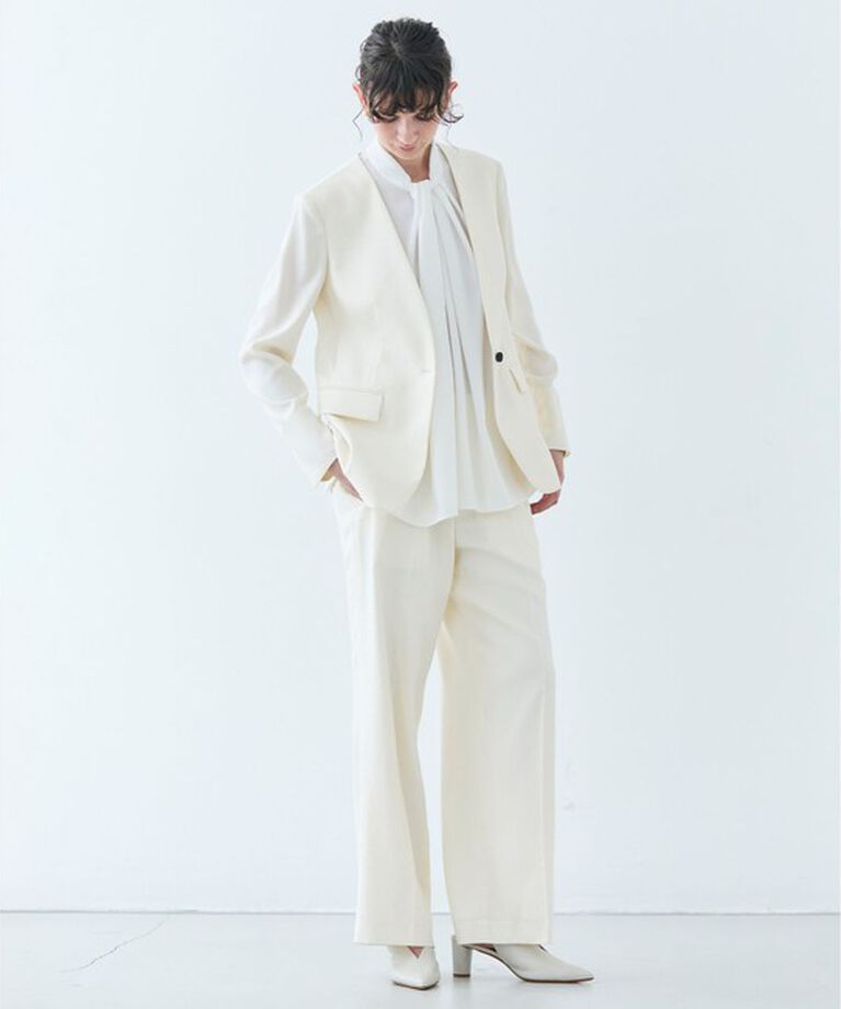 BEIGE,「【洗える】CAROLE / リネンライクフルレングスワイドパンツ」|その他|