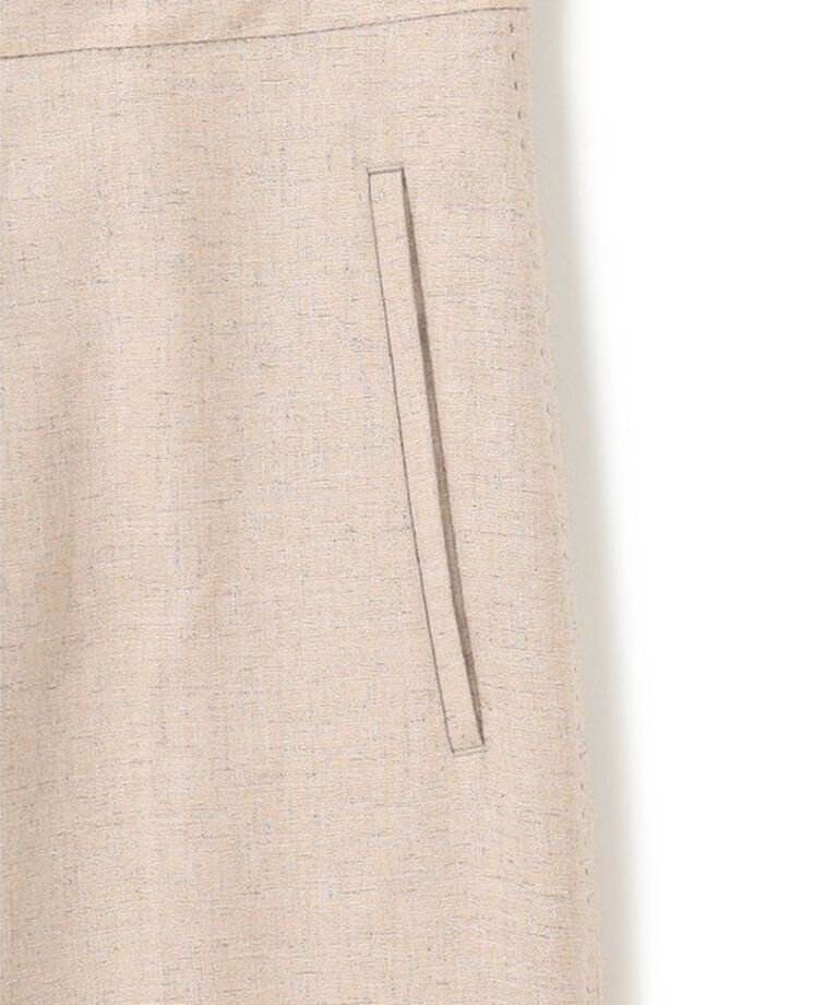 BEIGE,「【洗える】CAROLE / リネンライクフルレングスワイドパンツ」|その他|