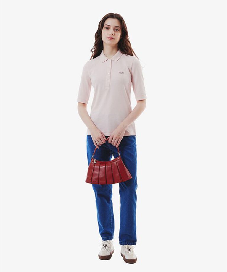 LACOSTE「スリムフィットハーフスリーブポロシャツ」|ポロシャツ|