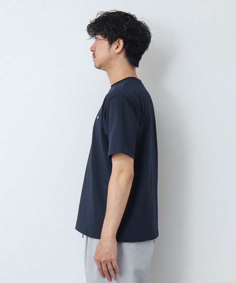 NOLLEY'S goodman「《吸水速乾・UVカット》クジラ刺しゅう クルーネックTシャツ」|Tシャツ・カットソー|