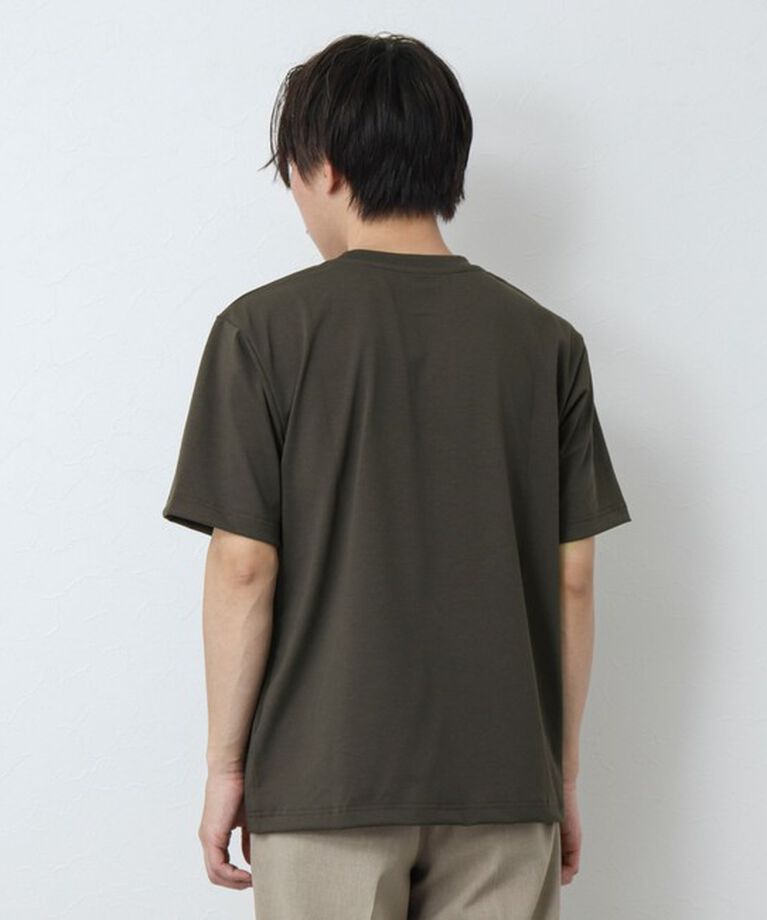 NOLLEY'S goodman「《吸水速乾・UVカット》クジラ刺しゅう クルーネックTシャツ」|Tシャツ・カットソー|