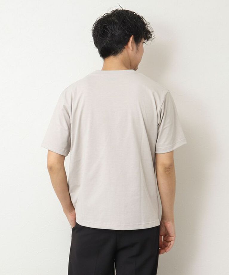 NOLLEY'S goodman「《吸水速乾・UVカット》クジラ刺しゅう クルーネックTシャツ」|Tシャツ・カットソー|