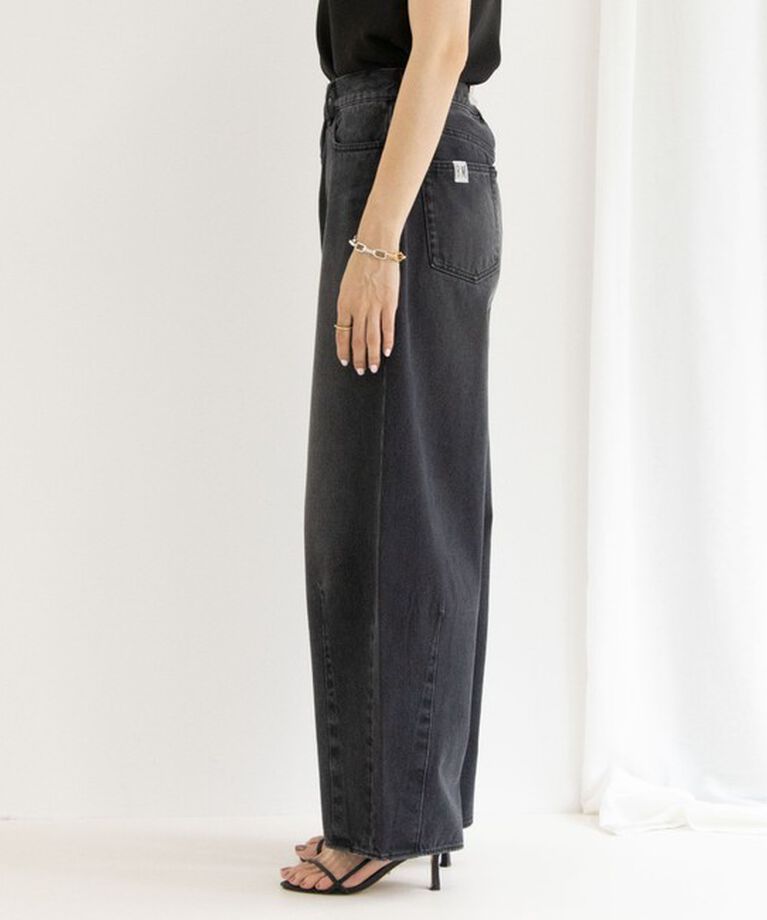 Rie Miller「【RM denim】ハイウエストバギーデニム」|デニム|