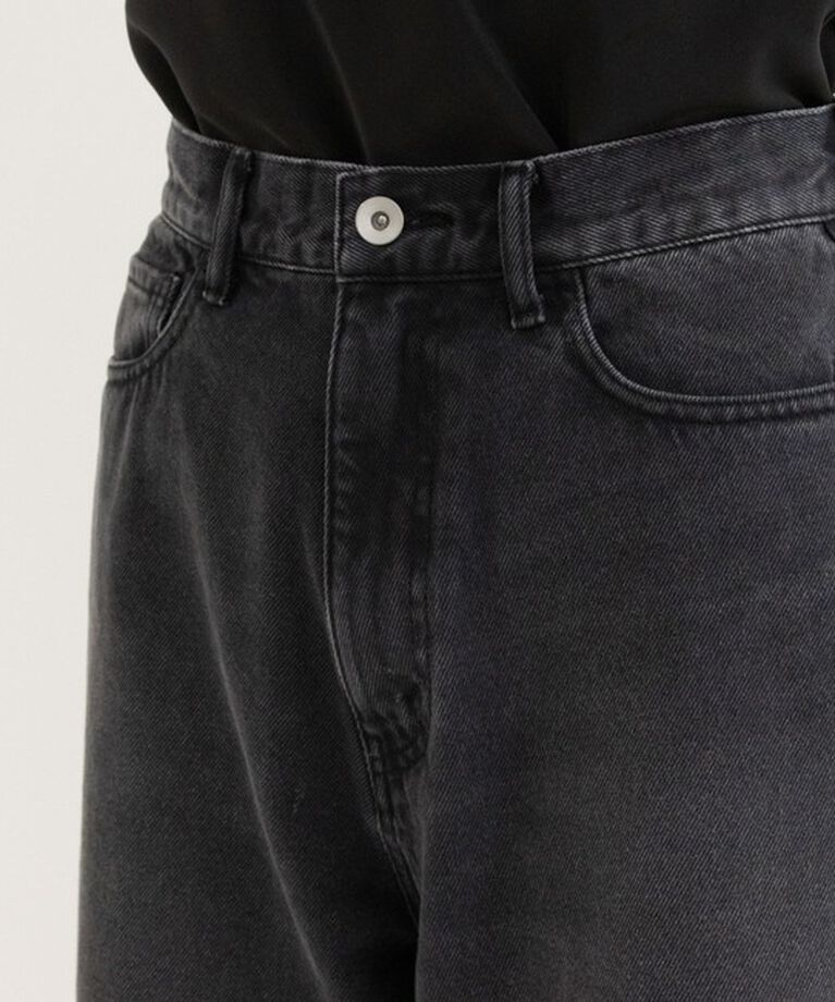 Rie Miller「【RM denim】ハイウエストバギーデニム」|デニム|