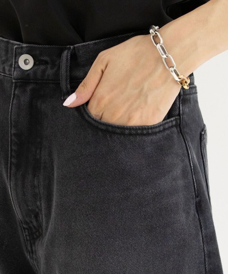 Rie Miller「【RM denim】ハイウエストバギーデニム」|デニム|