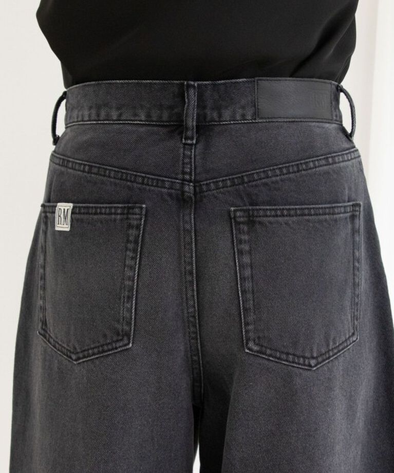 Rie Miller「【RM denim】ハイウエストバギーデニム」|デニム|