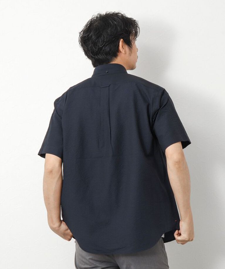 NOLLEY'S goodman「DotAirサッカー 撥水BD半袖シャツ」|シャツ・ブラウス|