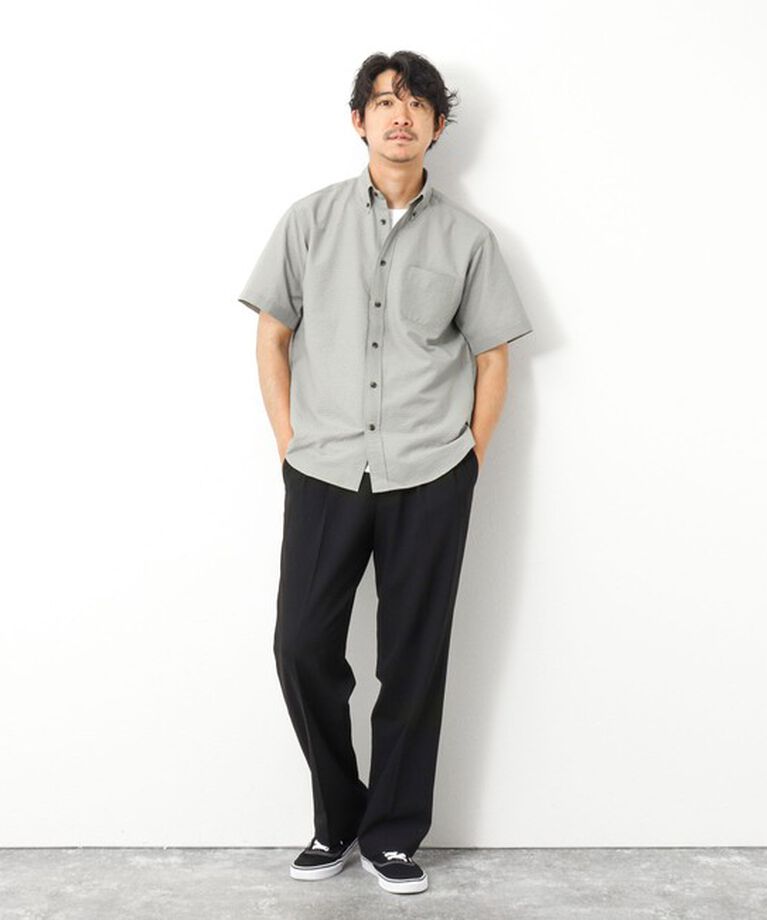 NOLLEY'S goodman「DotAirサッカー 撥水BD半袖シャツ」|シャツ・ブラウス|