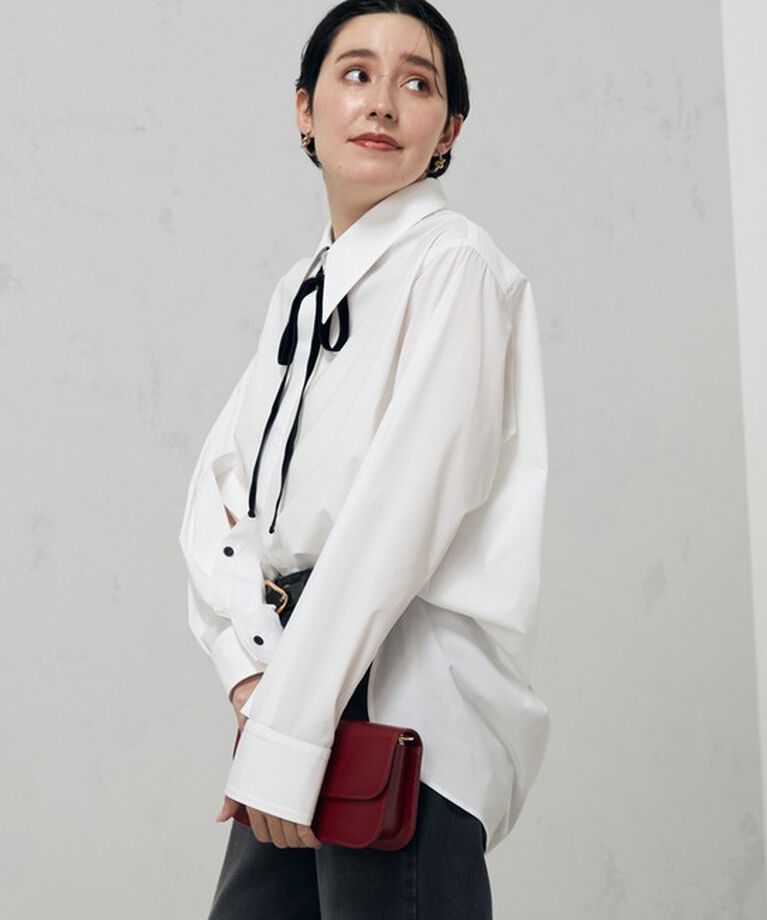 Rie Miller「ロングポイントカラーマルチWAYシャツ」|シャツ・ブラウス|