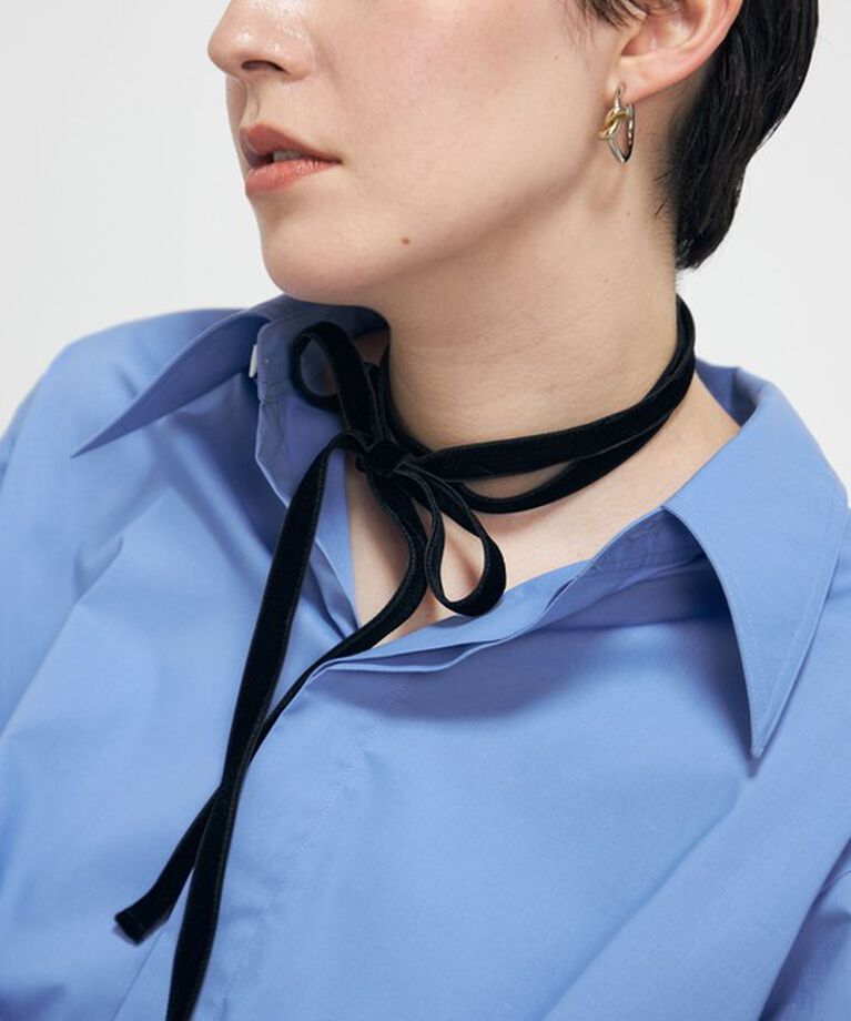 Rie Miller「ロングポイントカラーマルチWAYシャツ」|シャツ・ブラウス|