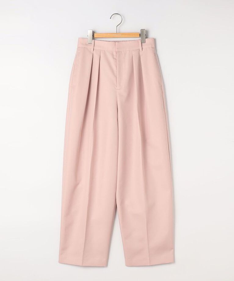 NOLLEY'S sophi「＜飯豊まりえさん着用＞ウォッシャブルツイルワイドテーパードパンツ」|チノ|