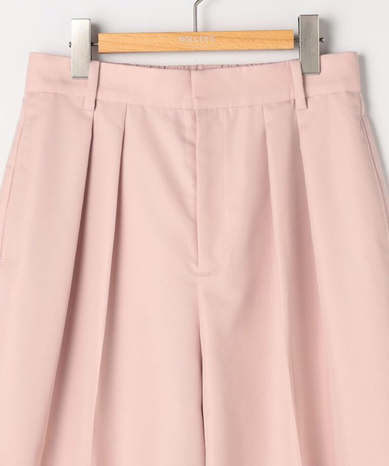 NOLLEY'S sophi「＜飯豊まりえさん着用＞ウォッシャブルツイルワイドテーパードパンツ」|チノ|