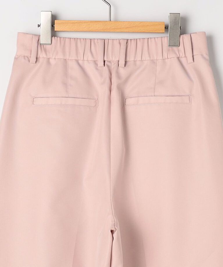 NOLLEY'S sophi「＜飯豊まりえさん着用＞ウォッシャブルツイルワイドテーパードパンツ」|チノ|