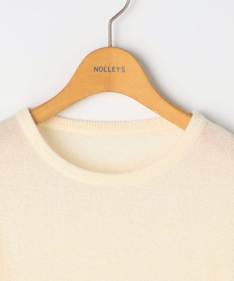 NOLLEY'S「《手洗い可能》シアーモールクルーネックプルオーバーニット」|ニット・セーター|
