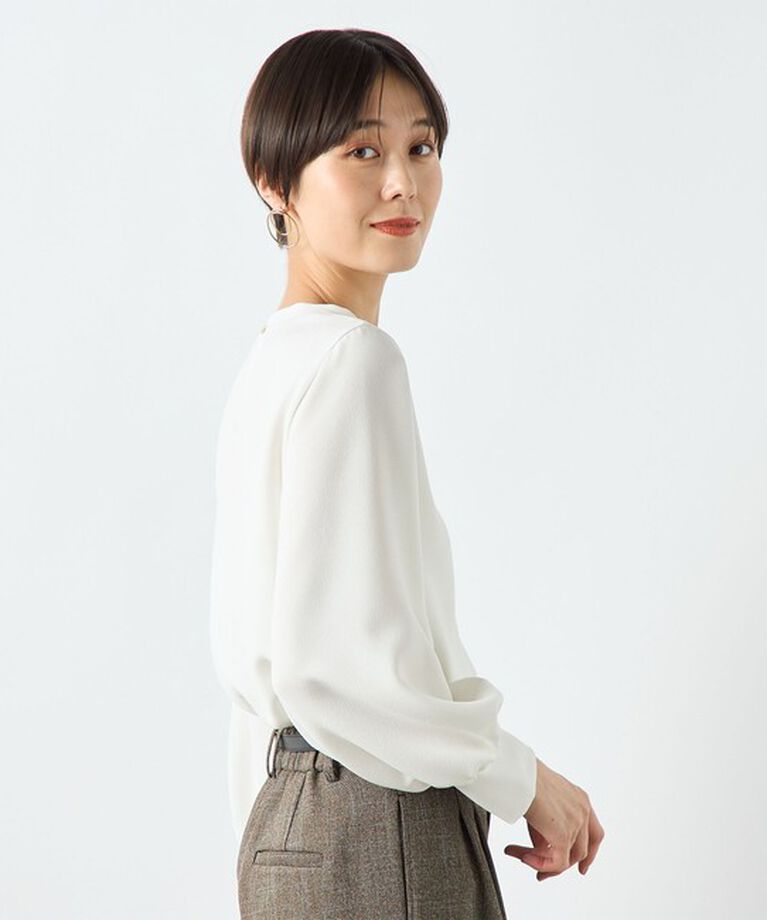NOLLEY'S sophi「ジョーゼットボリュームスリーブブラウス」|シャツ・ブラウス|