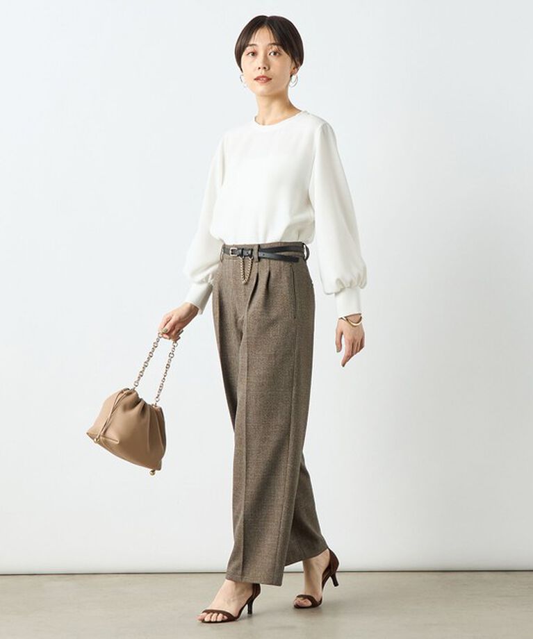 NOLLEY'S sophi「ジョーゼットボリュームスリーブブラウス」|シャツ・ブラウス|