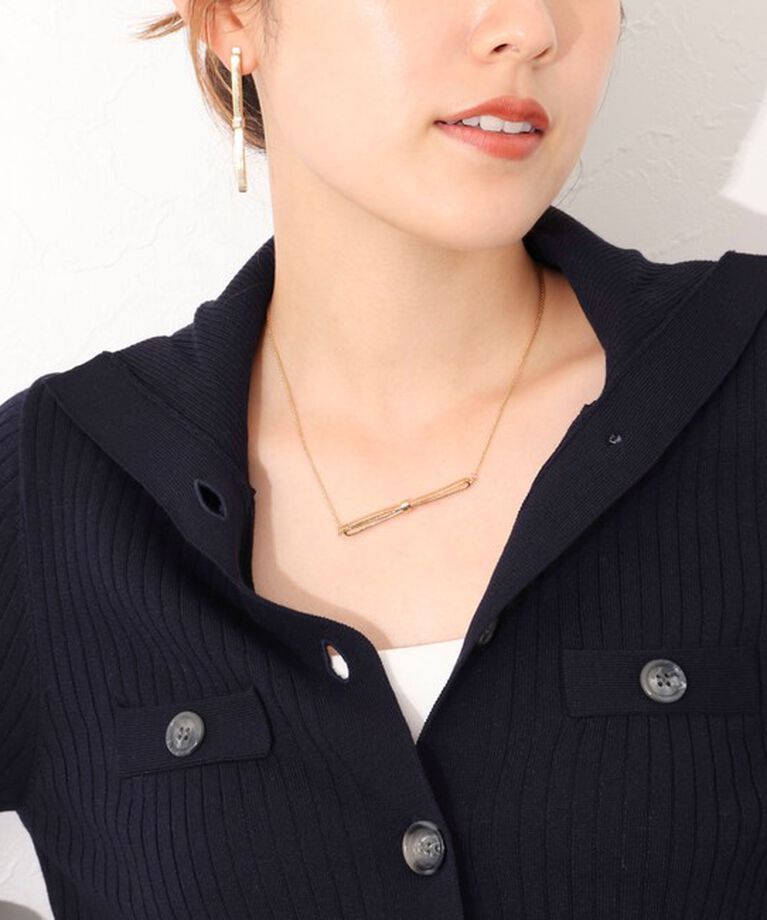 NOLLEY'S「【ucalypt/ユーカリプト】Linear Ribbon Necklace」|ネックレス|