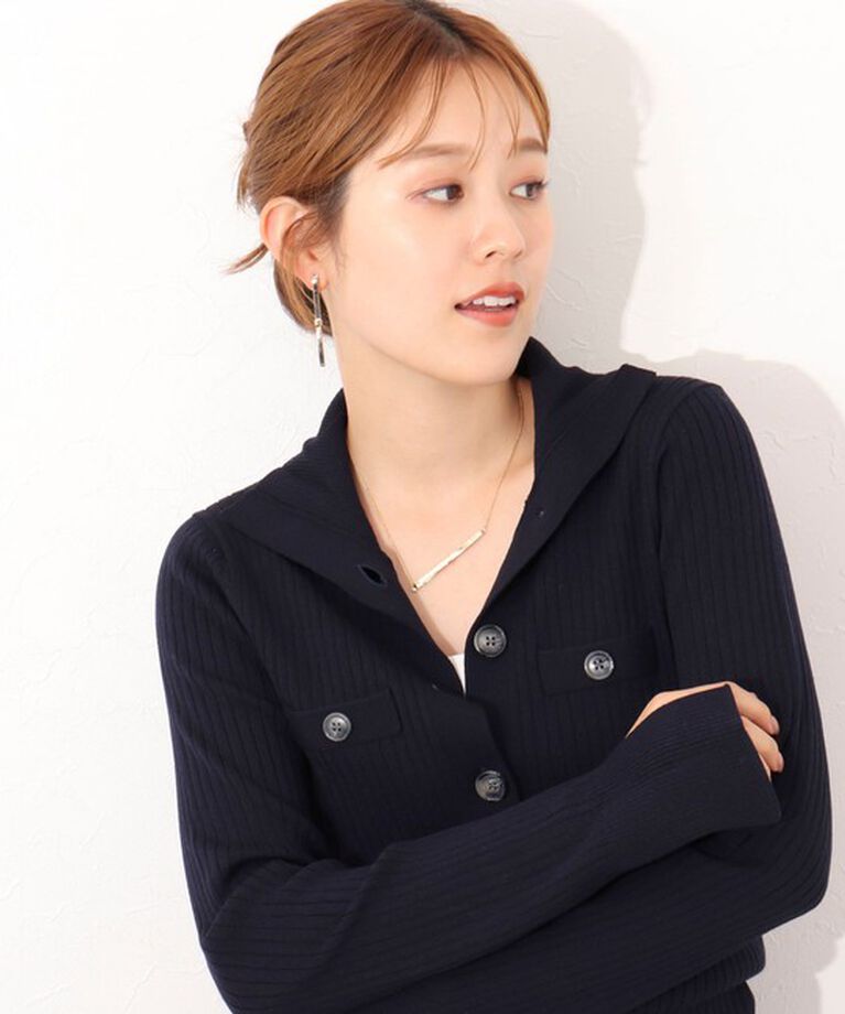 NOLLEY'S「【ucalypt/ユーカリプト】Linear Ribbon Necklace」|ネックレス|