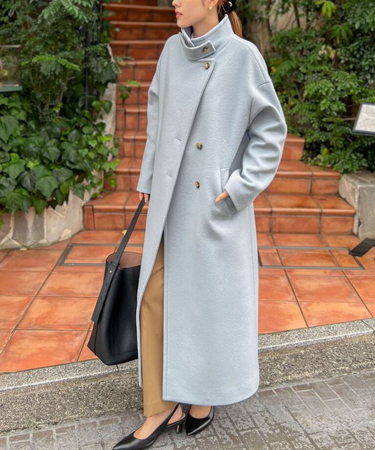 NOLLEY'S sophi「◇【WEB限定カラーあり】KIWI 2WAYチェスターコート 24AW」|チェスターコート|サックス
