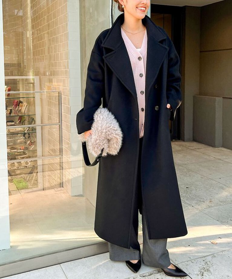 NOLLEY'S sophi「◇【WEB限定カラーあり】KIWI 2WAYチェスターコート 24AW」|チェスターコート|ブラック