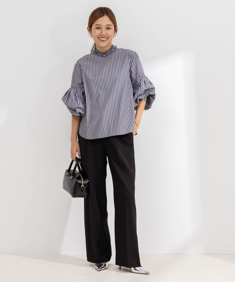 NOLLEY'S「【MARILYN MOON/マリリーンムーン】tuck frill sleeve blouse」|シャツ・ブラウス|