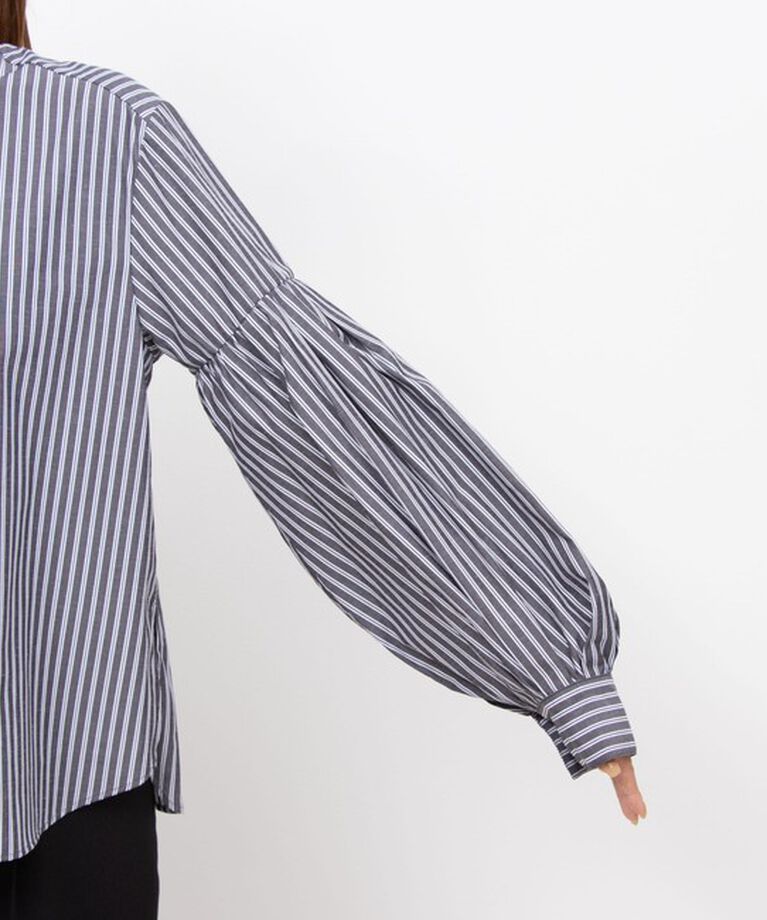 NOLLEY'S「【MARILYN MOON/マリリーンムーン】tuck frill sleeve blouse」|シャツ・ブラウス|