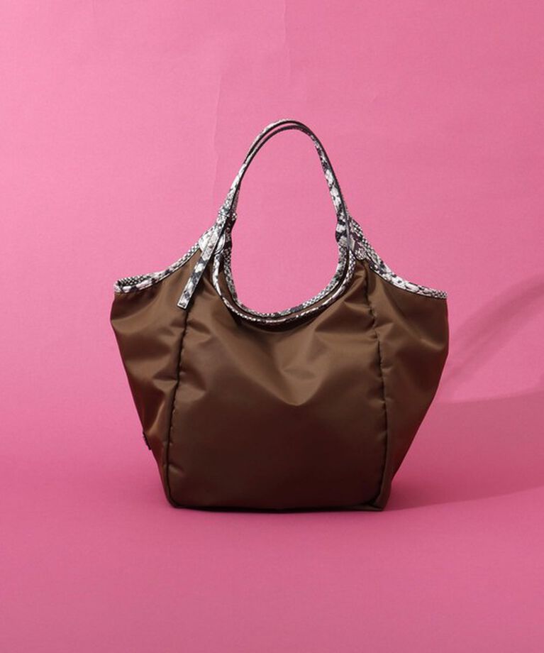 NOLLEY'S「LIMONTAナイロントートバッグ made in Italy」|トートバッグ|ブラウンベージュ系3