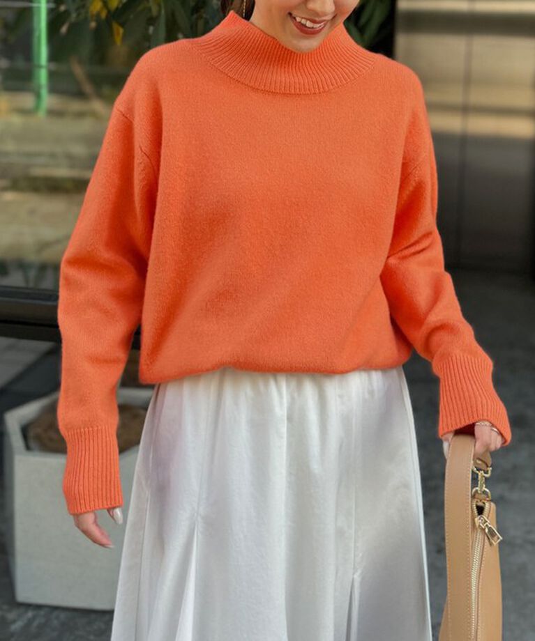 NOLLEY'S「《全骨格対応》カシミヤ混MUSICハイネックプルオーバーニット 24AW」|ニット・セーター|