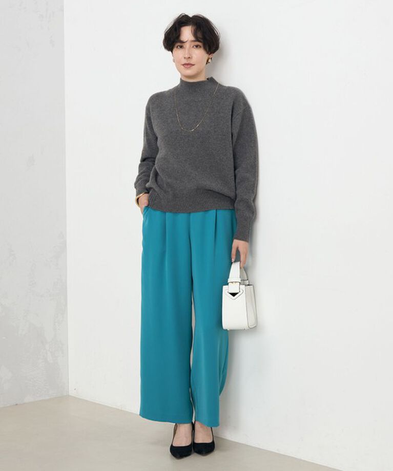 NOLLEY'S「《セットアップ対応》ウォッシャブルダブルクロスワイドパンツ」|その他|